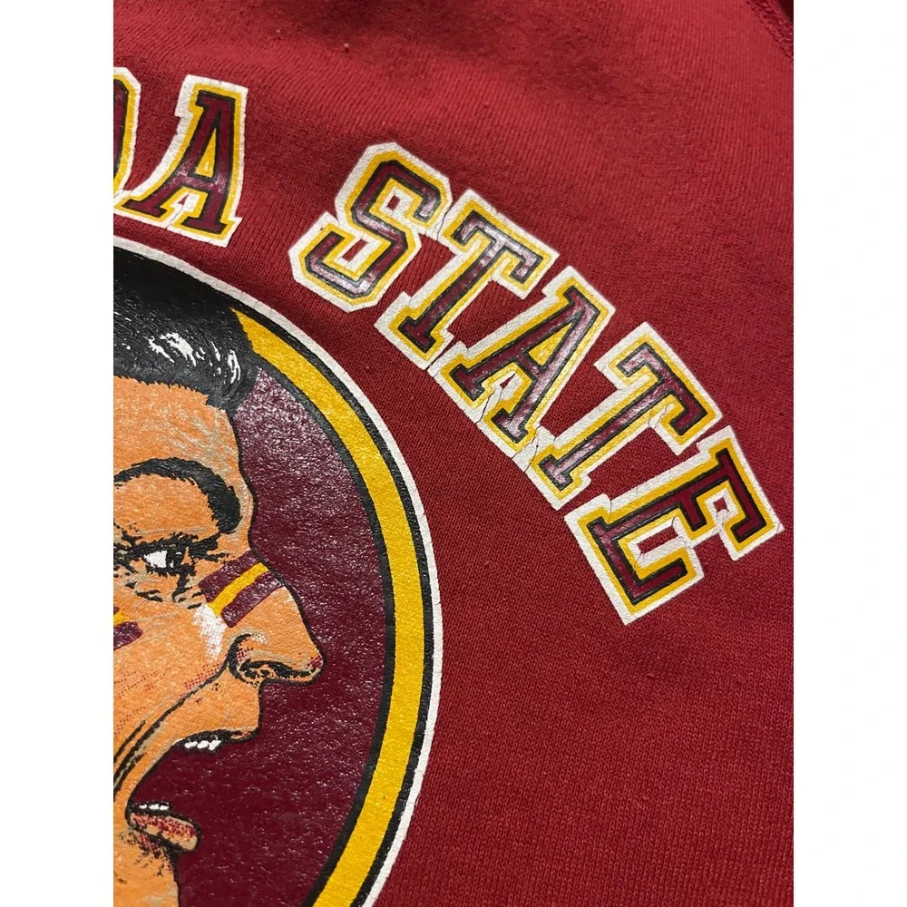 Vintage Soffe Florida State Seminoles Sweater Mens XL Maroon Football 90s USA